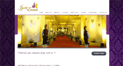 Desktop Screenshot of jyotievents.com